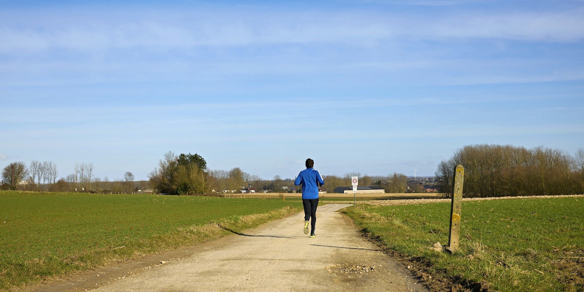 Sentier au lever du jour